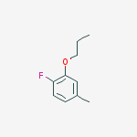 1-Fluoro-4-methyl-2-propoxybenzene结构式