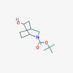 Structure of tert-Butyl 6-hydroxy-2-azabicyclo[2.2.2]octane-2-carboxylate