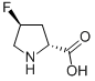 Structure of (2R,4S)-4-fluoropyrrolidine-2-carboxylic acid