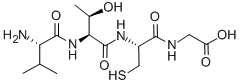 Structure of H-VAL-THR-CYS-GLY-OH