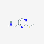 (2-methylsulfanylpyrimidin-4-yl)methanamine结构式