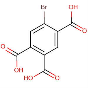 Structure of 1,2,4-Benzenetricarboxylic acid, 5-bromo-