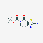 Structure of tert-Butyl 2-amino-4-oxo-6,7-dihydrothiazolo[5,4-c]pyridine-5(4H)-carboxylate