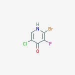 Structure of 2-Bromo-5-chloro-3-fluoropyridin-4-ol