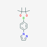 Structure of 4-Pyrazol-1-yl-phenylboronic acid pinacol ester