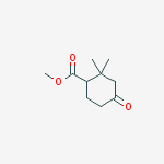 Structure of 2,2-Dimethyl-4-oxo-cyclohexanecarboxylic acid methyl ester