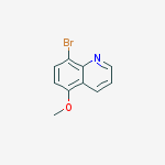 Structure of 8-Bromo-5-methoxyquinoline