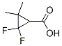Structure of CYCLOPROPANECARBOXYLIC ACID 2,2-DIFLUORO-3,3-DIMETHYL-