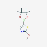 Structure of 2-METHOXY-1,3-THIAZOLE-5-BORONIC ACID, PINACOL ESTER