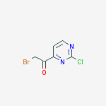 2-bromo-1-(2-chloropyrimidin-4-yl)ethanone结构式