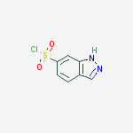 Structure of 1H-Indazole-3-carboxaldehyde, 6-bromo-4-chloro-