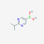 Structure of (2-propan-2-ylpyrimidin-5-yl)boronic Acid