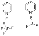 Structure of N-FLUOROPYRIDINIUM PYRIDINE HEPTAFLUORODIBORATE