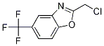 Structure of 2-ChloroMethyl-5-trifluoroMethyl-benzooxazole