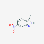 Structure of 3-Methyl-6-nitro-2H-indazole