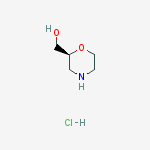 Structure of (S)-Morpholin-2-ylmethanol hydrochloride