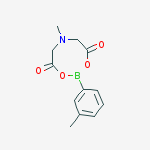 Structure of 6-METHYL-2-(3-METHYLPHENYL)-1,3,6,2-DIOXAZABOROCANE-4,8-DIONE