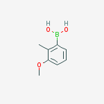 (3-Methoxy-2-methylphenyl)boronic acid结构式