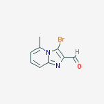 3-Bromo-5-methylimidazo[1,2-a]pyridine-2-carbaldehyde结构式