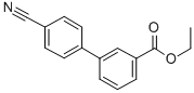 Structure of ETHYL 4-CYANOBIPHENYL-3-CARBOXYLATE