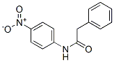 N-phenylacetyl-4-nitroaniline结构式