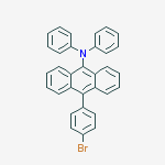 Structure of 9-Anthracenamine, 10-(4-bromophenyl)-N,N-diphenyl-