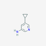 Structure of 5-Cyclopropylpyridin-3-amine