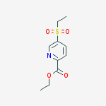 Structure of Ethyl 5-(Ethylsulfonyl)pyridine-2-carboxylate
