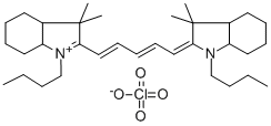 Structure of 1,1-DIBUTYL-3,3,3,3-TETRAMETHYL-INDADICARBOCYANINE PERCHLORATE