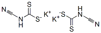 Structure of dipotassium cyanodithiocarbamate