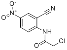 2-Chloro-N-(2-cyano-4-nitro-phenyl)-acetamide结构式