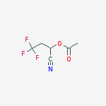 Structure of (1-cyano-3,3,3-trifluoropropyl) Acetate
