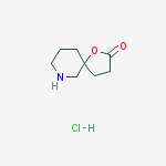 Structure of 1-oxa-7-azaspiro[4.5]decan-2-one hydrochloride