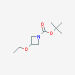 tert-Butyl 3-ethoxyazetidine-1-carboxylate结构式