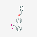 Structure of 4'-(Benzyloxy)-2-(trifluoromethyl)-1,1'-biphenyl