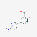 Structure of Methyl 5-(6-aminopyridin-3-yl)-2-fluorobenzoate