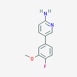 Structure of 5-(4-Fluoro-3-methoxyphenyl)pyridin-2-amine