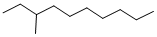 Structure of 3-METHYLDECANE