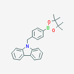 Structure of 4-(9-Carbazolylmethyl)benzeneboronic acid pinacol ester