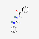 Structure of 2-benzoyl-N-phenylhydrazinecarbothioamide