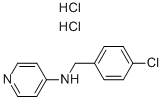 (4-氯苄基)-吡啶-4-胺双盐酸盐结构式