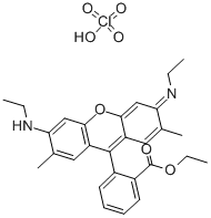 Structure of RHODAMINE 6G PERCHLORATE
