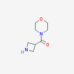 Azetidin-3-yl(morpholino)methanone结构式