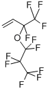 Structure of 3,4,4,4-TETRAFLUORO-3-(HEPTAFLUORO-1-PROPOXY)1-BUTENE
