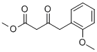 Structure of 4-(2-METHOXY-PHENYL)-3-OXO-BUTYRIC ACID METHYL ESTER
