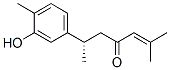 Structure of (6S)-2-Methyl-6-(3-hydroxy-4-methylphenyl)-2-hepten-4-one