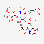 Structure of Gal beta(1-3)[Neu5Ac alpha(2-6)]GalNAc-alpha-pNP