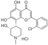 Structure of Flavopiridol (Alvocidib) HCl