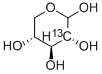 Structure of D-[2-13C]XYLOSE