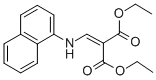 Structure of (1-NAPHTHYLAMINOMETHYLENE)MALONIC ACID DIETHYL ESTER